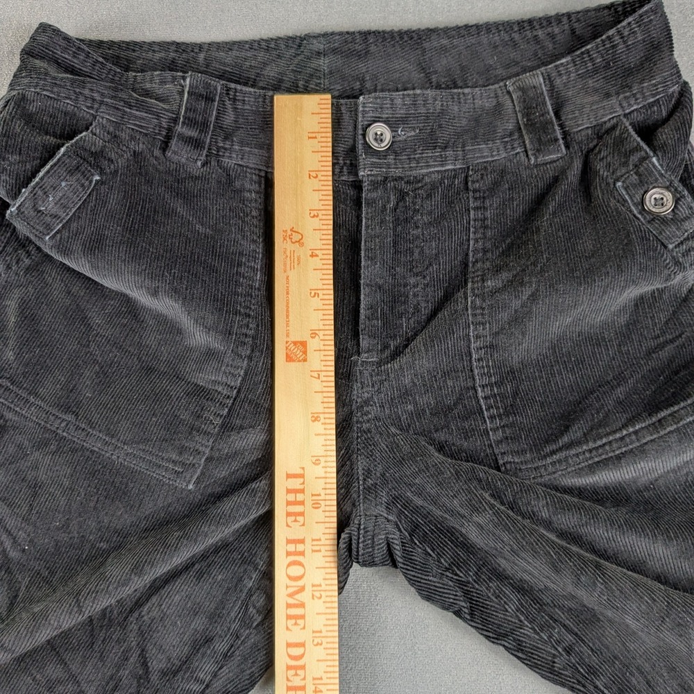 Columbia Pants Womens 12 Black AL8602 Corduroy Straight Leg Outdoor Stretch - Picture 3 of 11